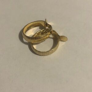 Gold Clip on Earrings